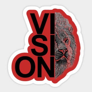 lion design vision Sticker